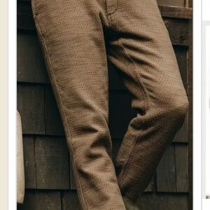 Taylor Stitch Men's Cypress Sashiko Textured Pants - The Apres Pant - NWT - XL